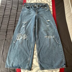 Distressed Blue Women's Jeans